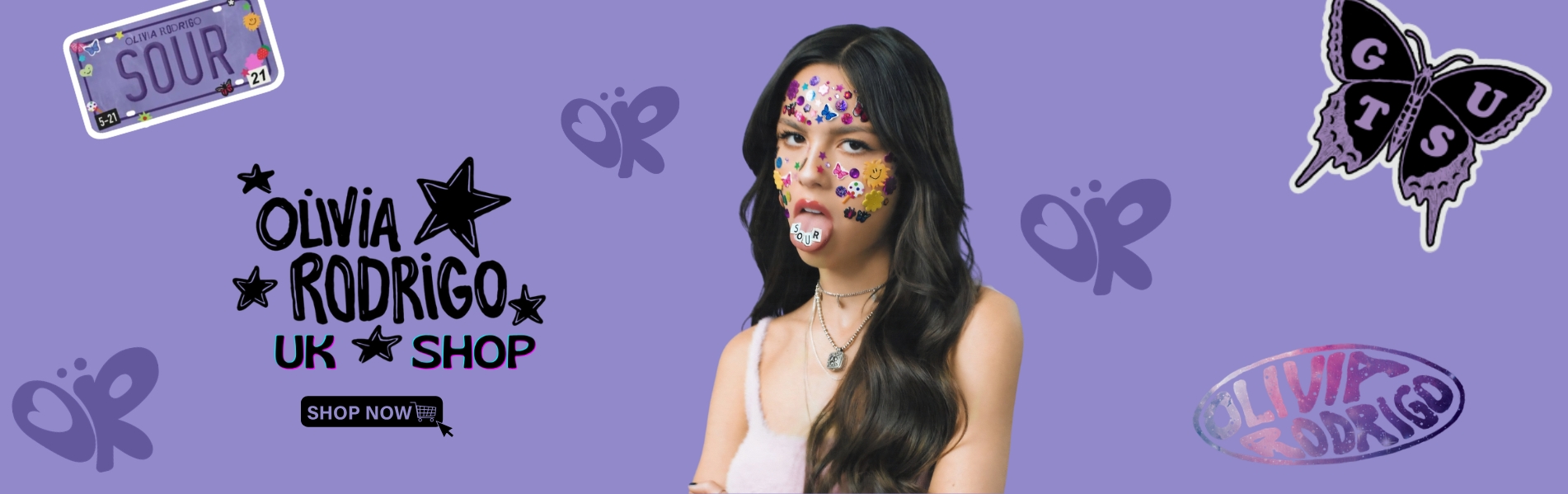Olivia Rodrigo UK Shop Banner - Olivia Rodrigo UK Shop