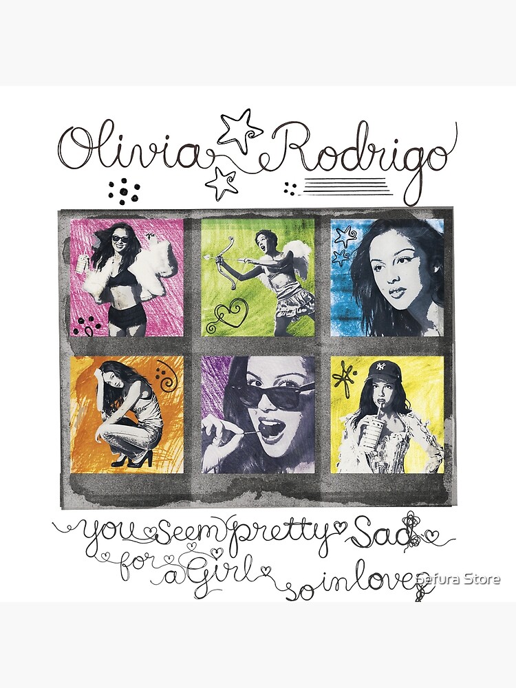 Olivia Rodrigo You Seem Pretty Sad For A Girl So In Love Throw Pillow - Image 2