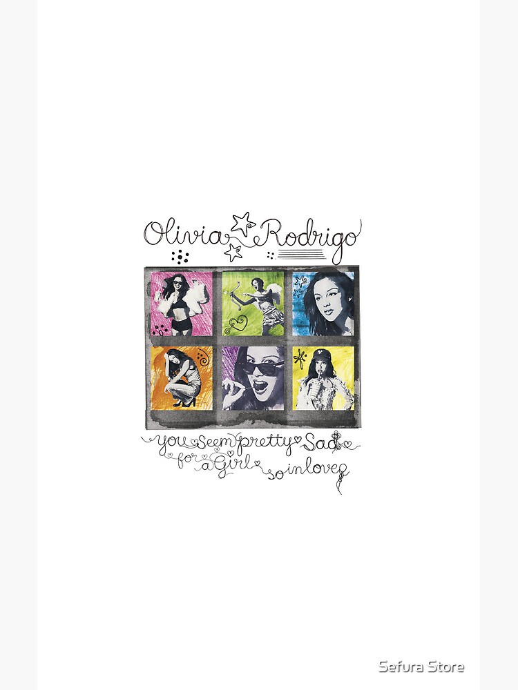 New Collection Olivia Rodrigo Retro Shower Curtain - Image 2