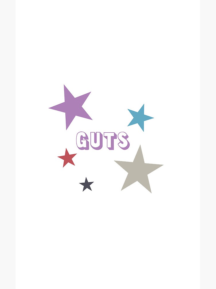 Basic Design Guts Olivia Rodrigo Shower Curtain - Image 2