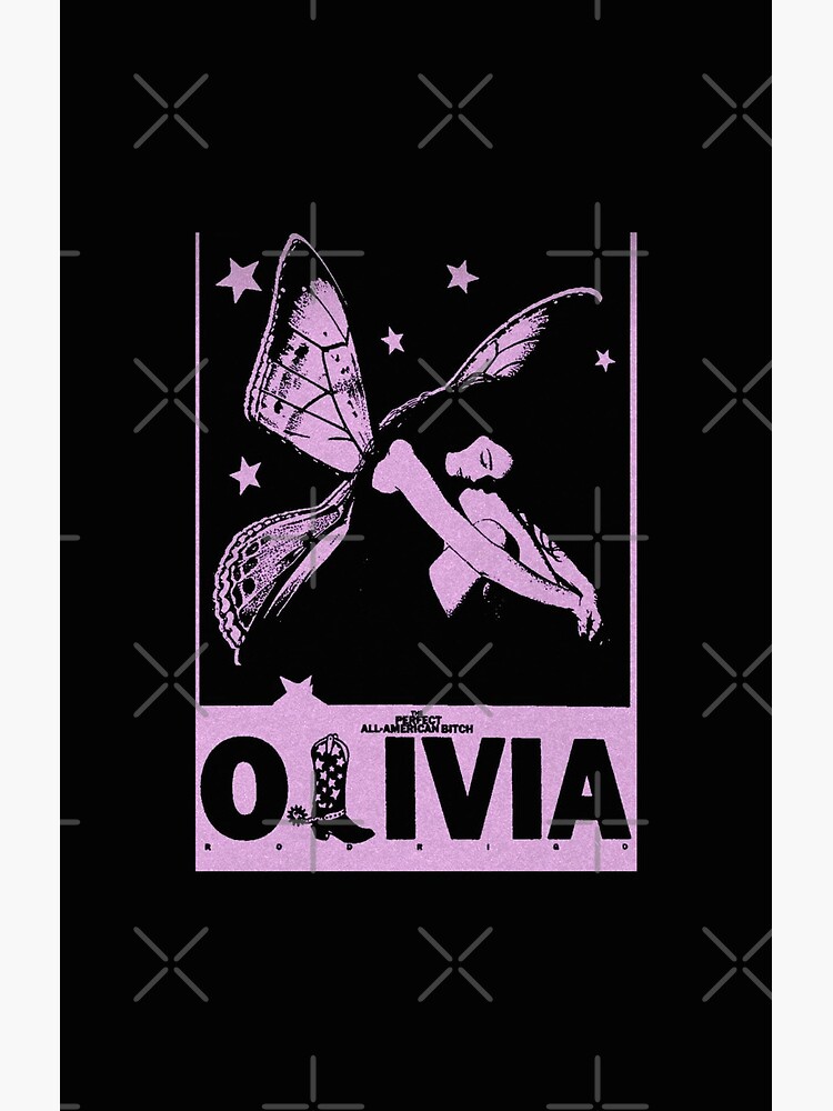 Olivia Rodrigo Poster Butterfly Shower Curtain - Image 2