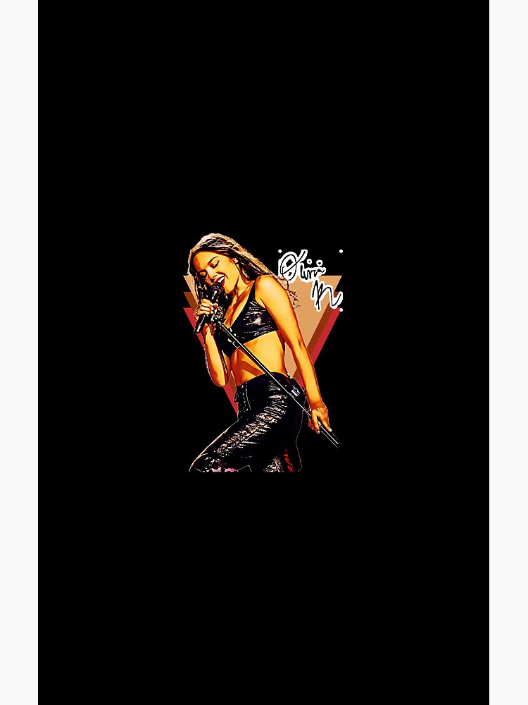 Olivia Rodrigo Retro Style Shower Curtain - Image 2