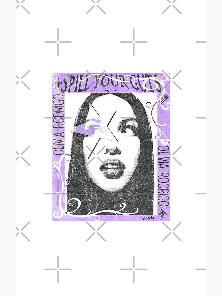 Olivia Rodrigo Spill Your Guts Shower Curtain - Image 2