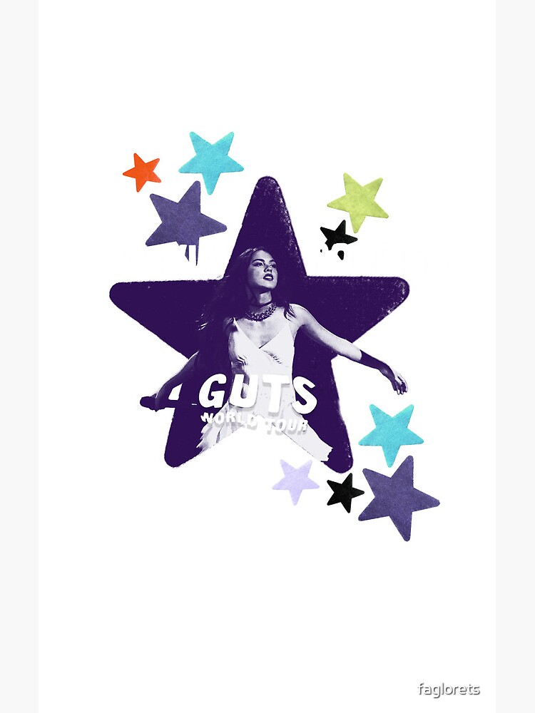 Olivia Rodrigo Guts Tour Shower Curtain - Image 2