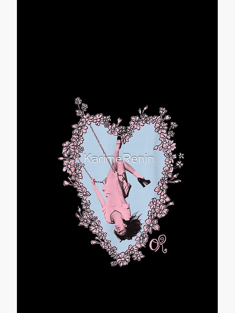 Olivia Rodrigo Heart Swing Floral Shower Curtain - Image 2