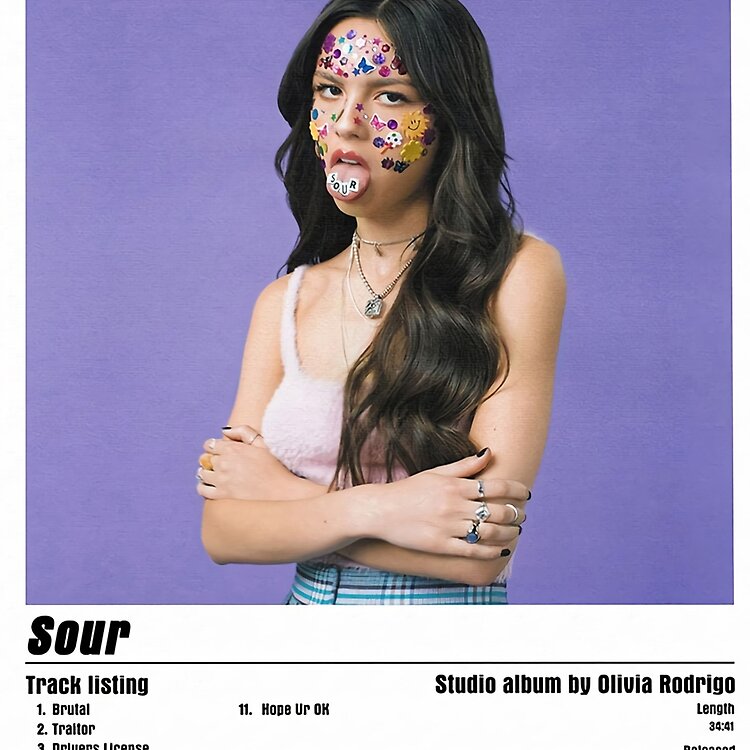 Olivia Rodrigo Sour Listing Tote Bag - Image 2