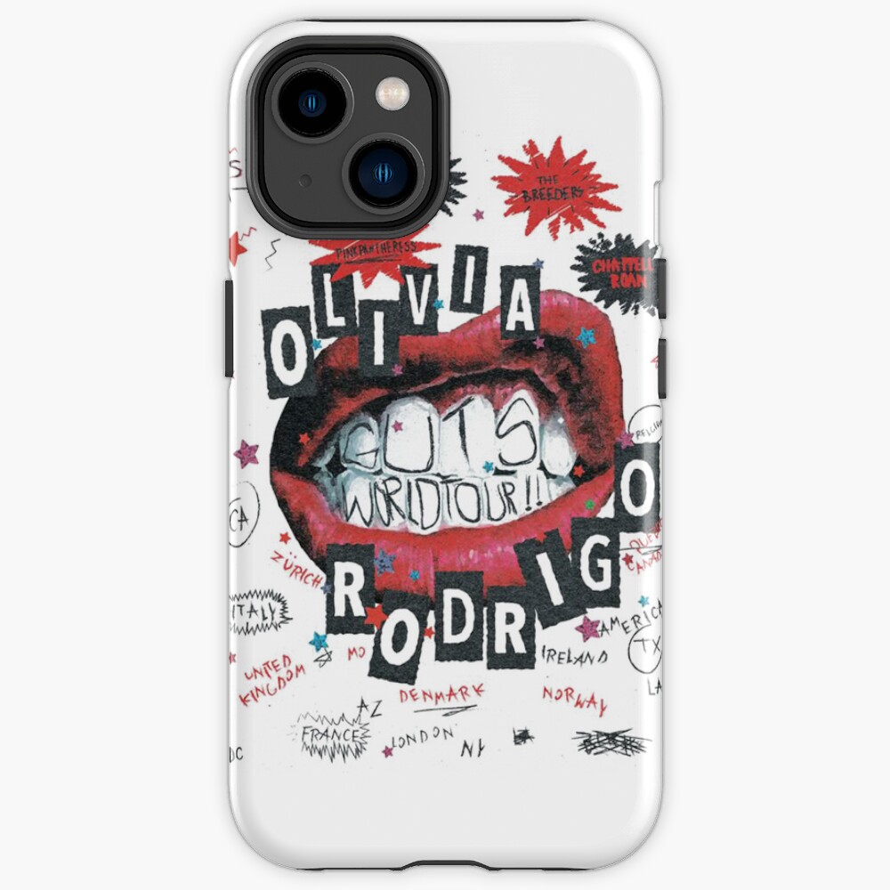Olivia Guts World Tour Fan Art Poster Iphone Case
