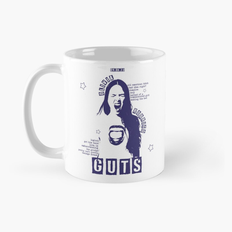 Olivia Rodrigo Guts Tour Poster Art Mug - Image 2