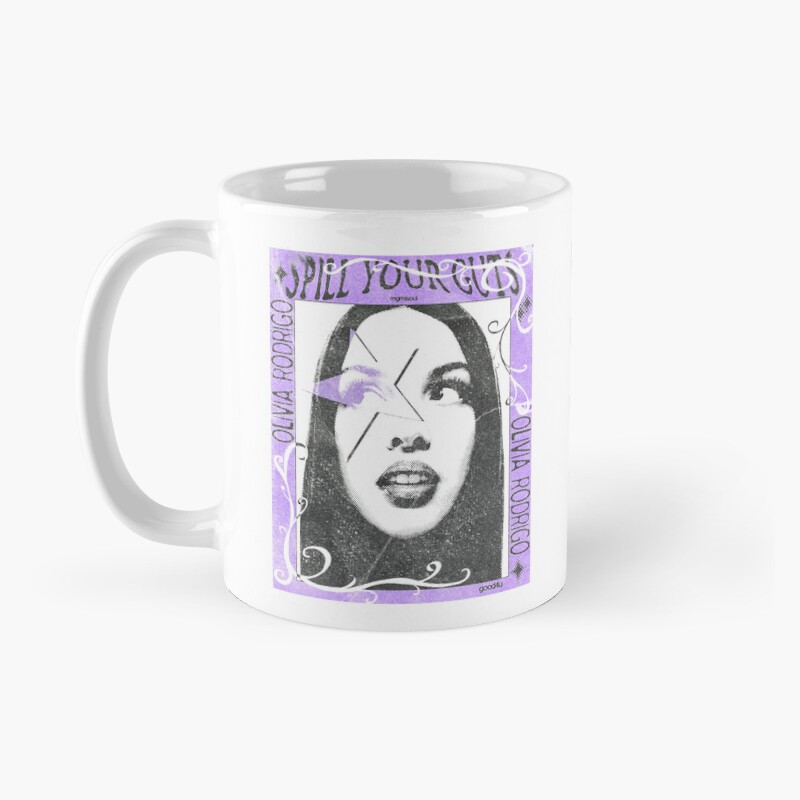 Olivia Spill Your Guts Fan Art Poster Purple Mug - Image 2