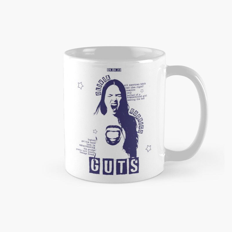 Olivia Rodrigo Guts Tour Poster Art Mug