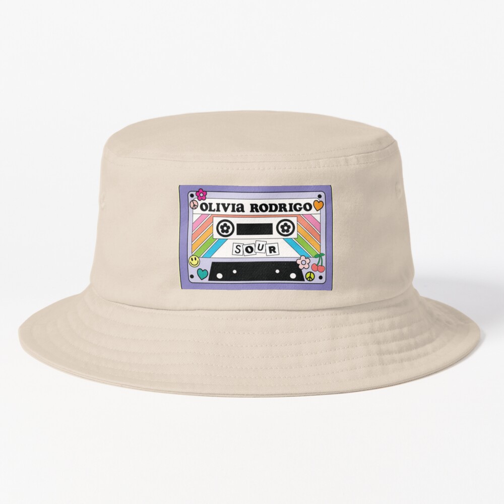 Olivia Rodrigo Sour Cassette Tape Bucket Hat