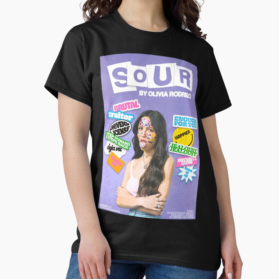 Best 2026 Olivia Rodrigo Sour Tour T-shirt