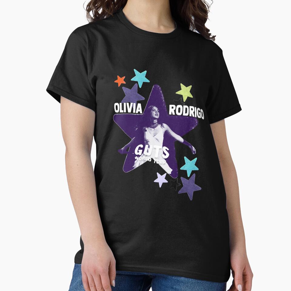 Olivia Rodrigo Guts Tour Star T-shirt