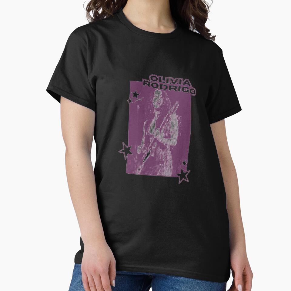Singer Olivia Rodrigo Retro Collection T-shirt - Image 2