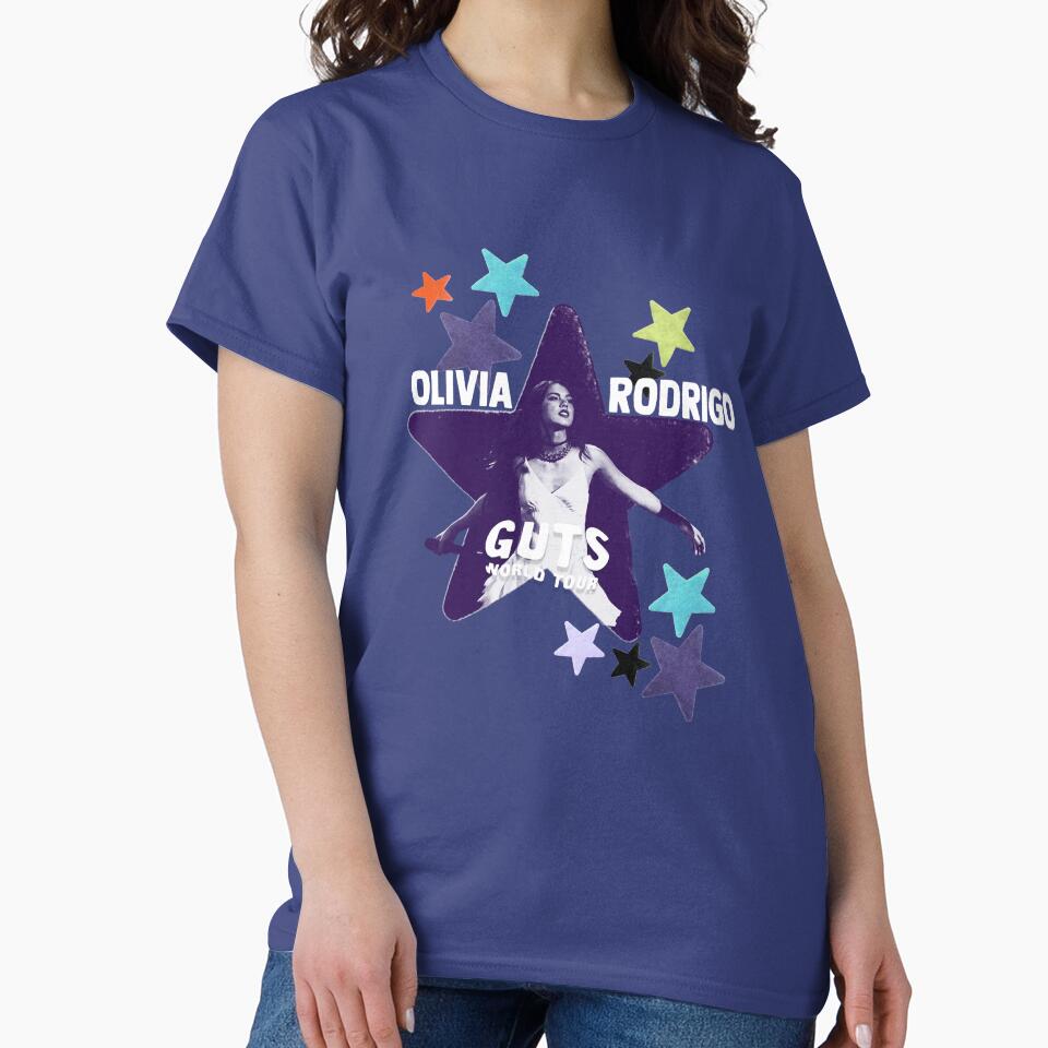 Olivia Rodrigo Guts Tour Star T-shirt - Image 4