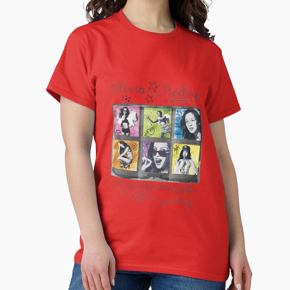 New Collection Olivia Rodrigo Pretty T-shirt - Image 5