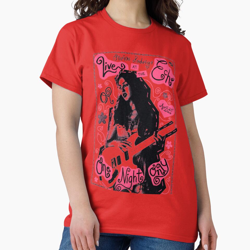 Olivia Rodrigo Vintage Concert One Night T-shirt - Image 5