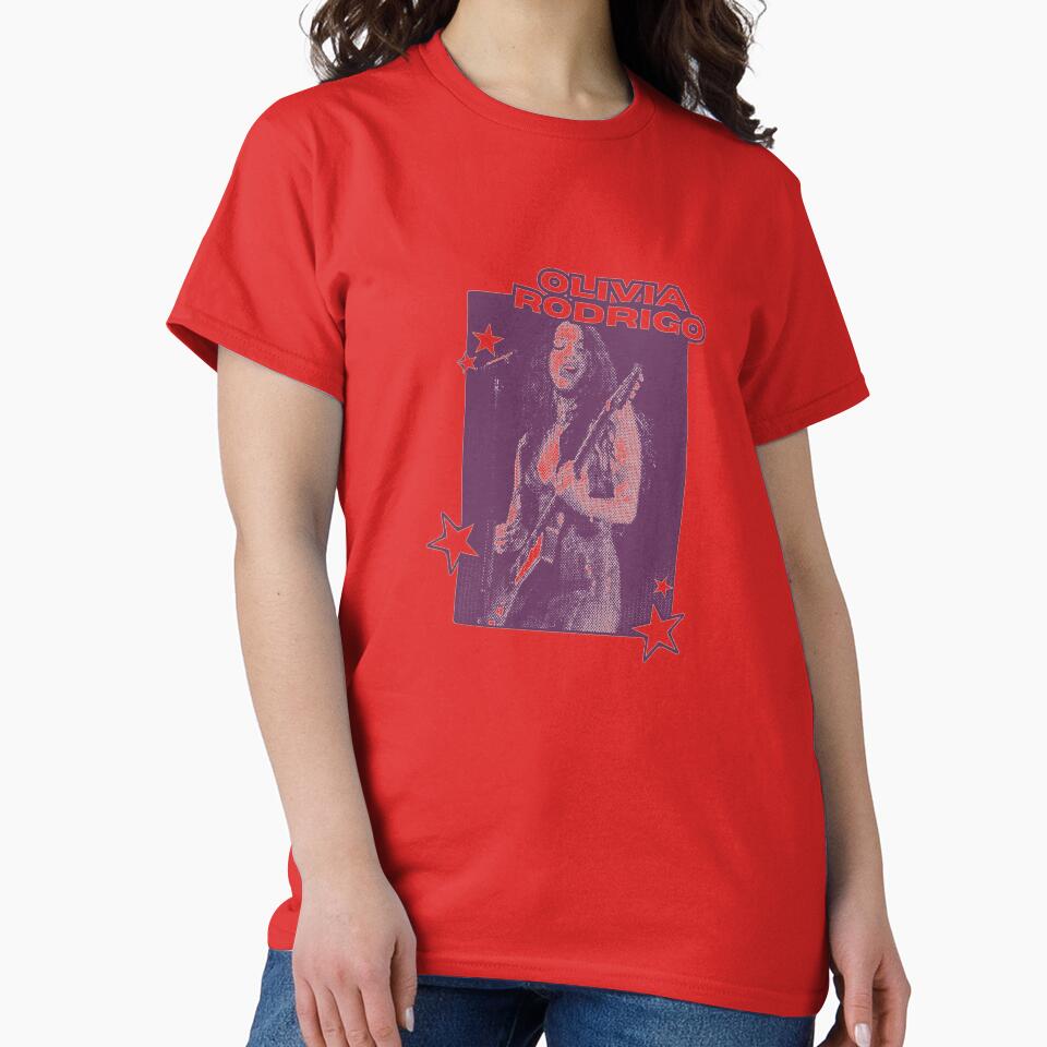 Singer Olivia Rodrigo Retro Collection T-shirt - Image 5