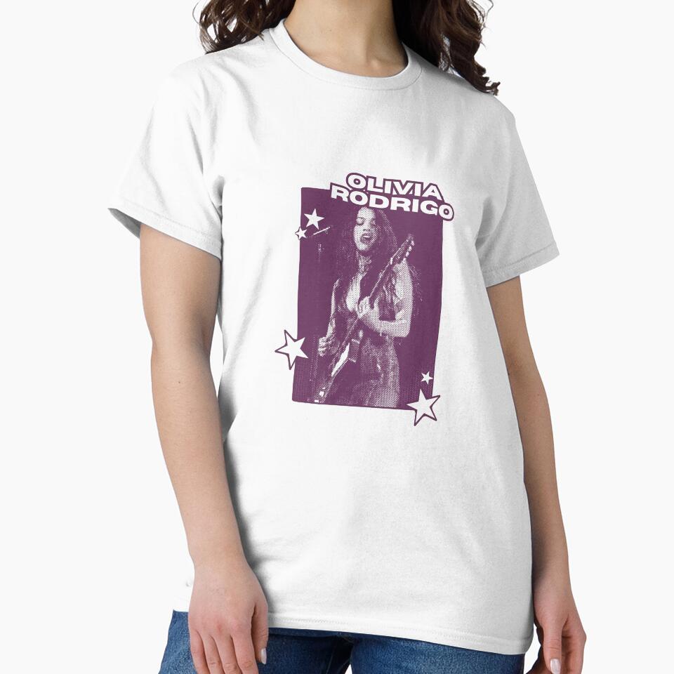 Singer Olivia Rodrigo Retro Collection T-shirt