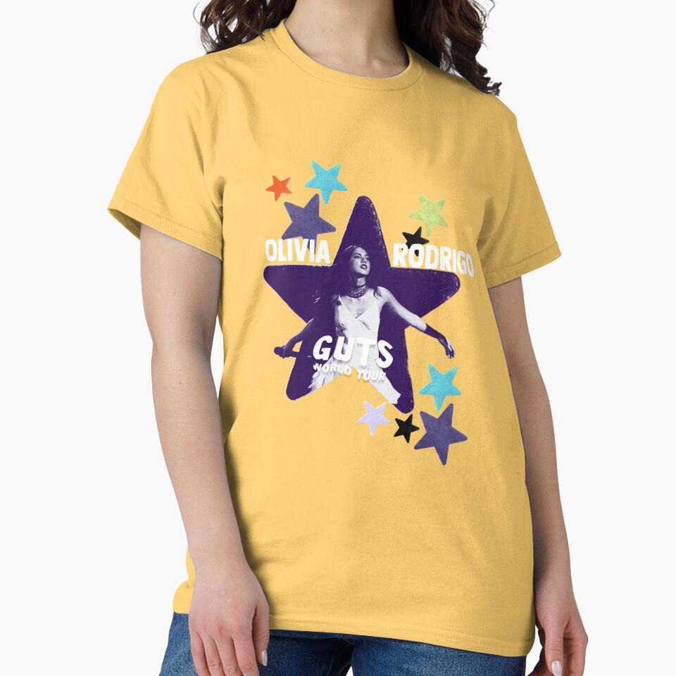 Olivia Rodrigo Guts Tour Star T-shirt - Image 6