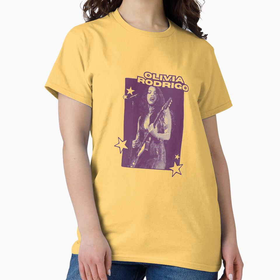 Singer Olivia Rodrigo Retro Collection T-shirt - Image 6