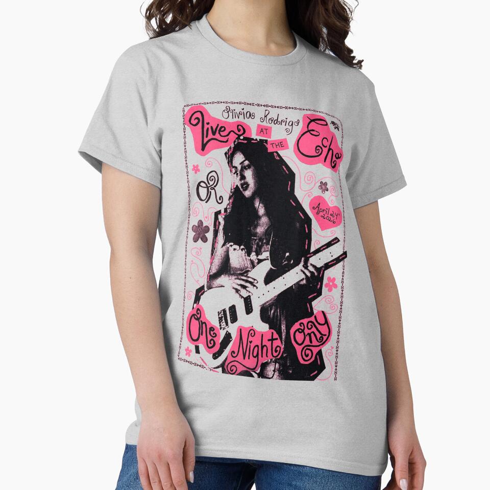 Olivia Rodrigo Vintage Concert One Night T-shirt - Image 3