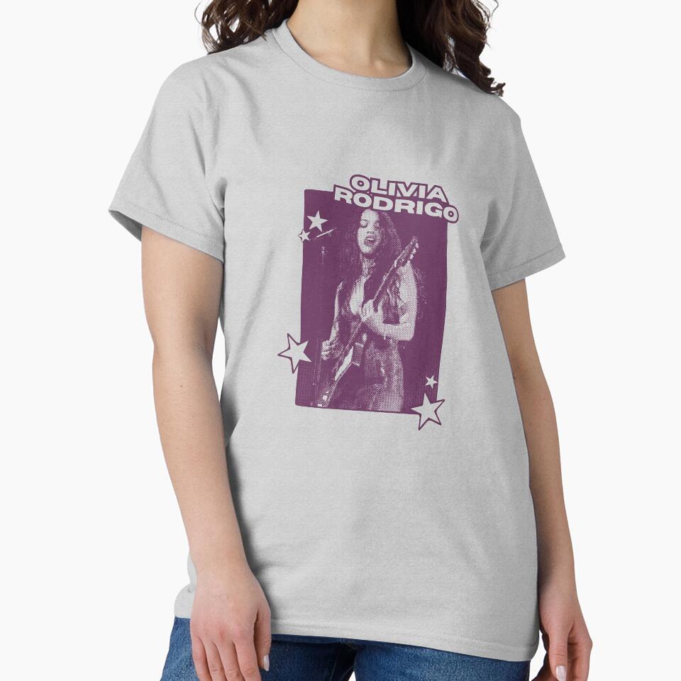 Singer Olivia Rodrigo Retro Collection T-shirt - Image 3