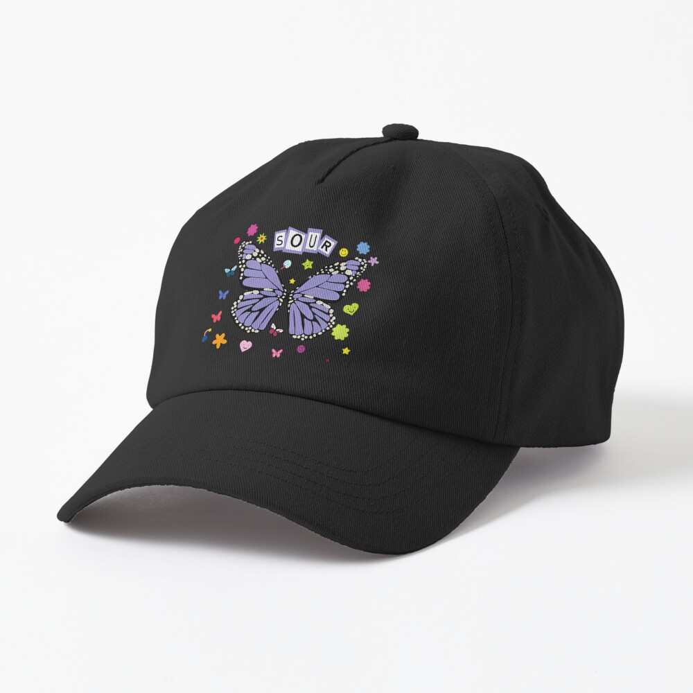 Olivia Rodrigo Sour Tour Purple Butterfly Hat