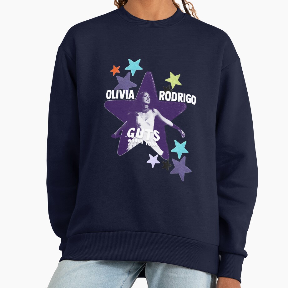 Olivia Rodrigo Guts Tour Star Sweatshirt - Image 5