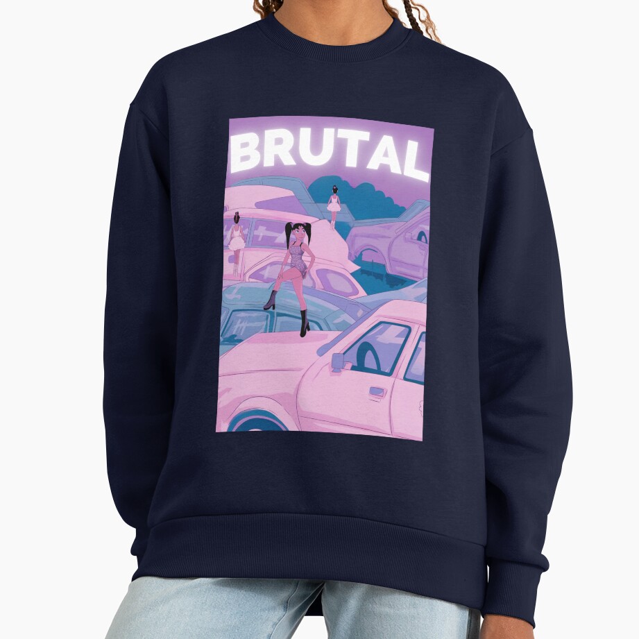 Olivia Rodrigo Fan Art Inspired By Brutal Sweatshirt - Image 5