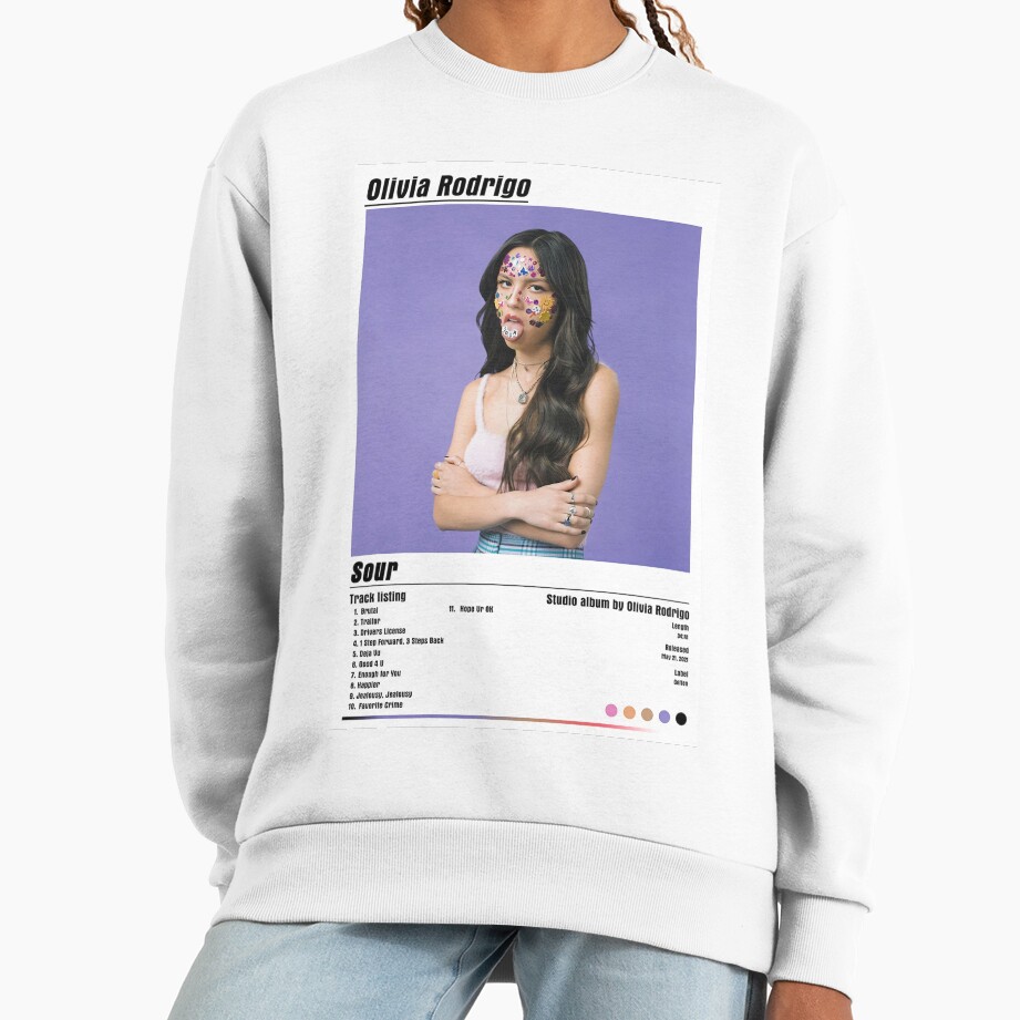 Olivia Rodrigo Sour Tour Listing Sweatshirt