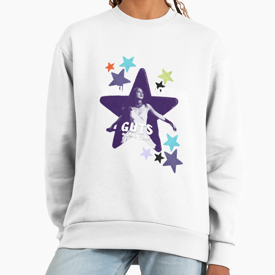 Olivia Rodrigo Guts Tour Star Sweatshirt - Image 2