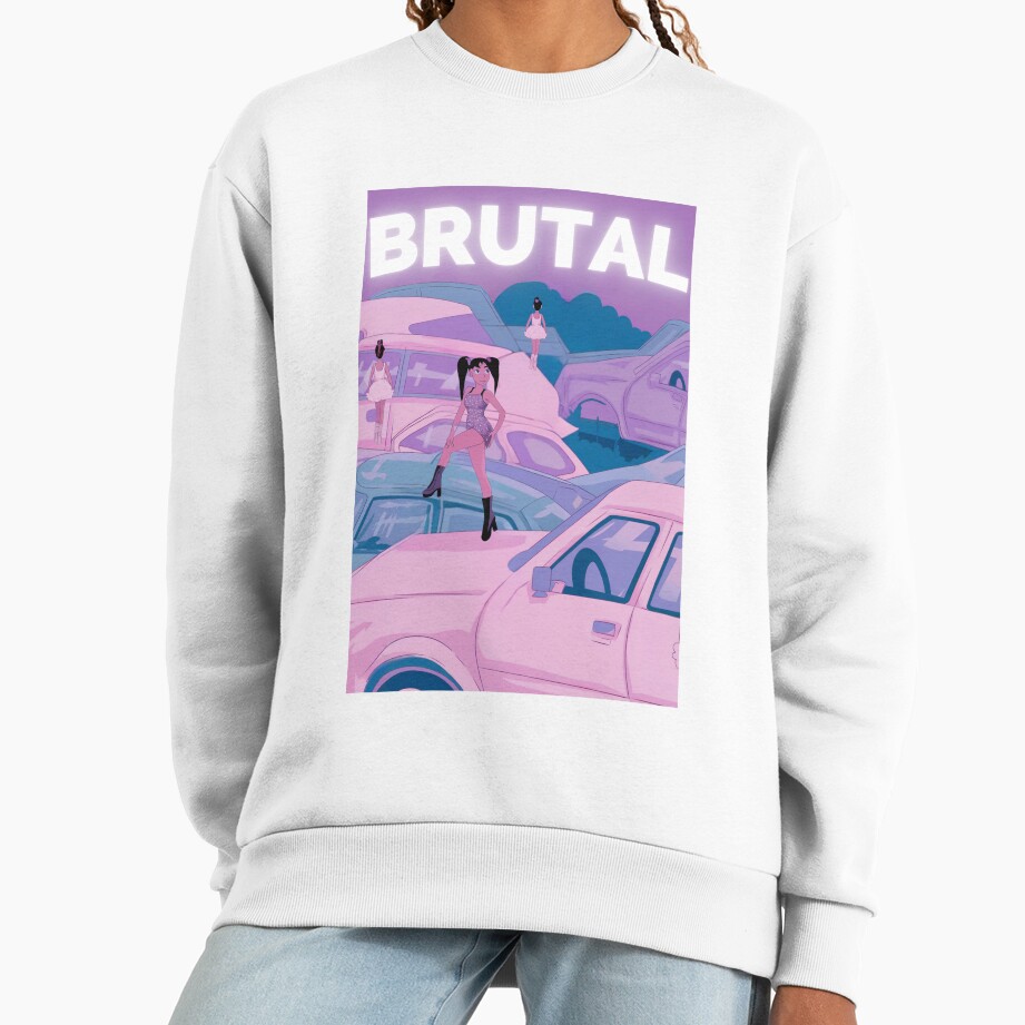 Olivia Rodrigo Fan Art Inspired By Brutal Sweatshirt - Image 2