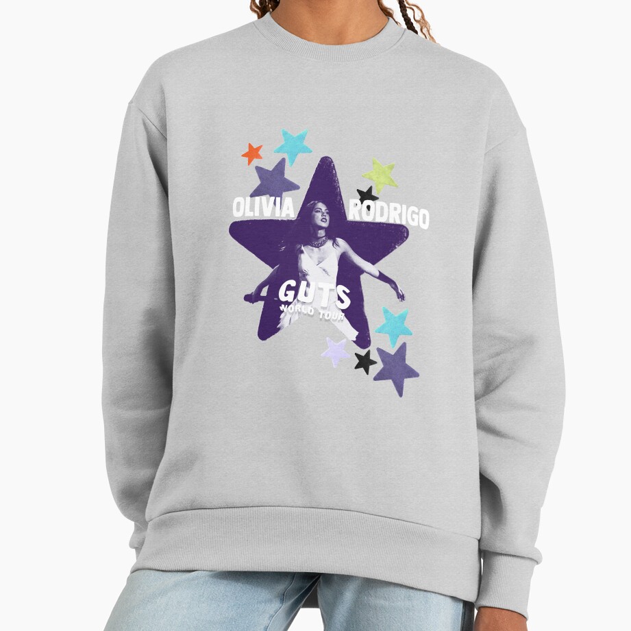 Olivia Rodrigo Guts Tour Star Sweatshirt - Image 4