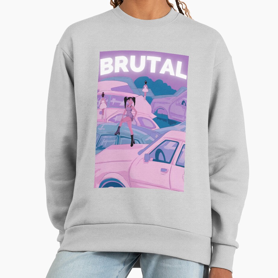 Olivia Rodrigo Fan Art Inspired By Brutal Sweatshirt - Image 4