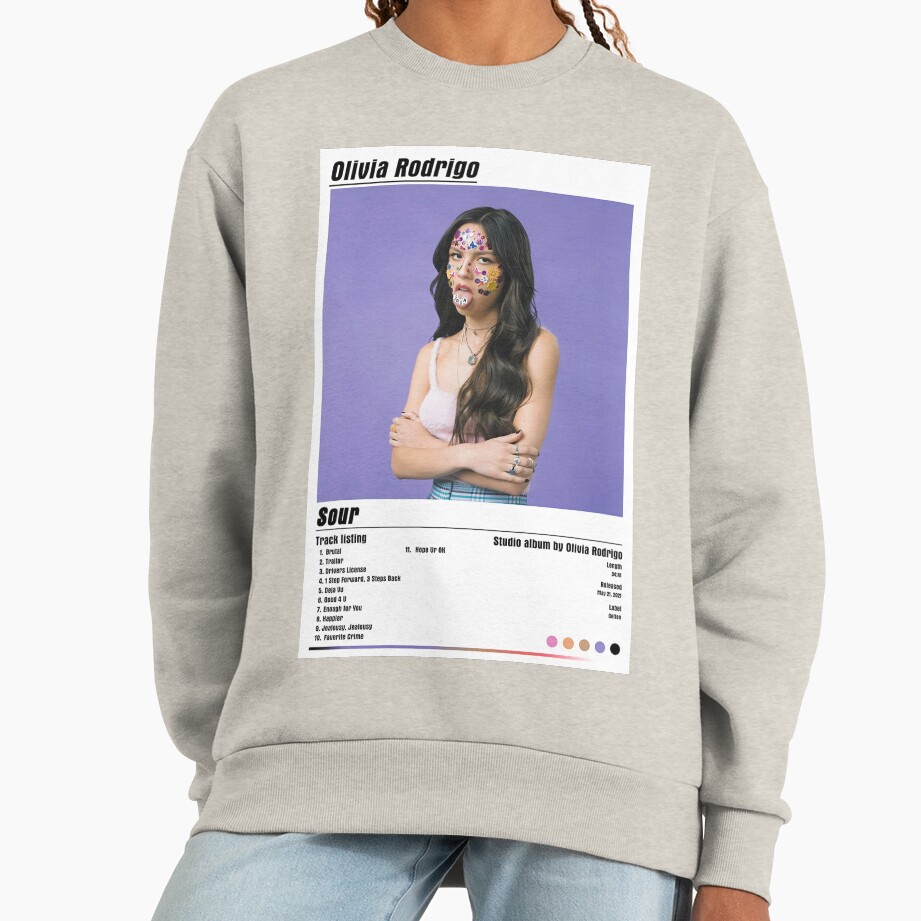 Olivia Rodrigo Sour Tour Listing Sweatshirt - Image 3