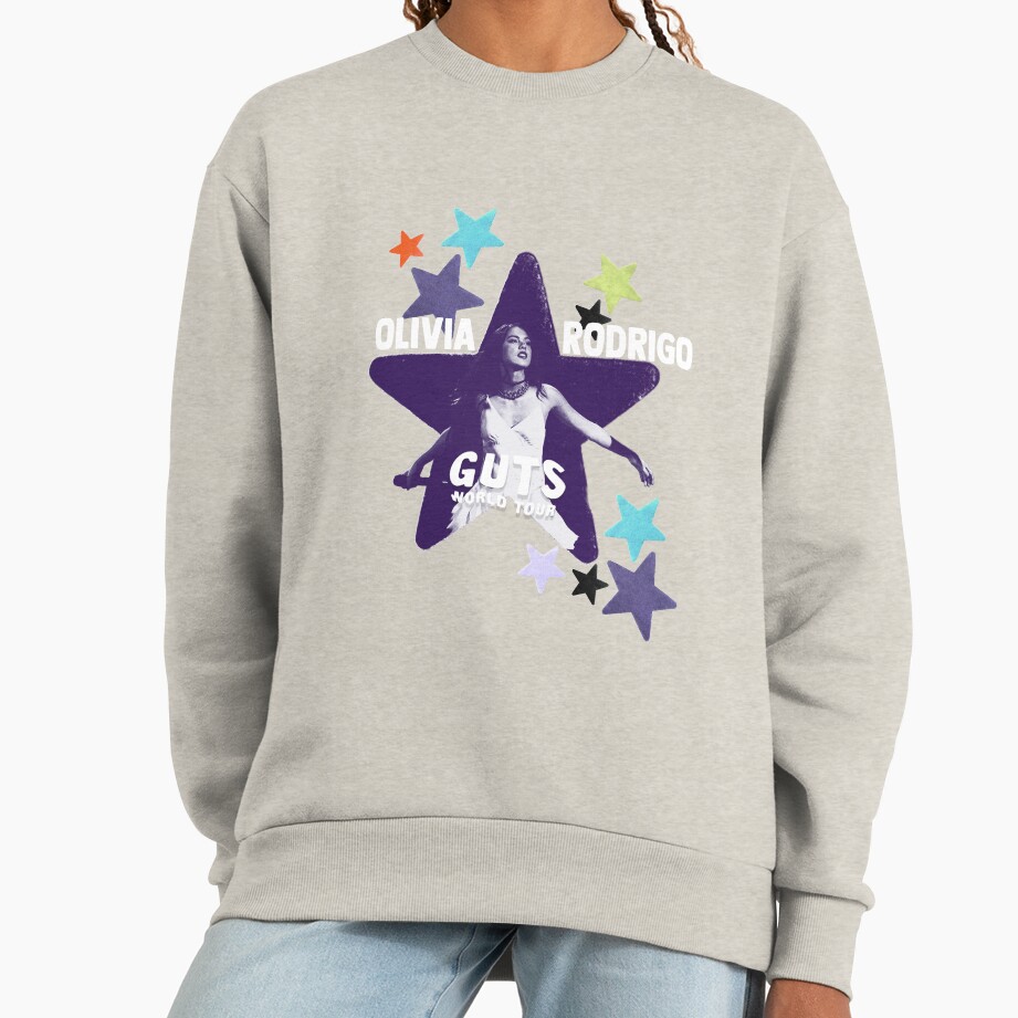 Olivia Rodrigo Guts Tour Star Sweatshirt - Image 3