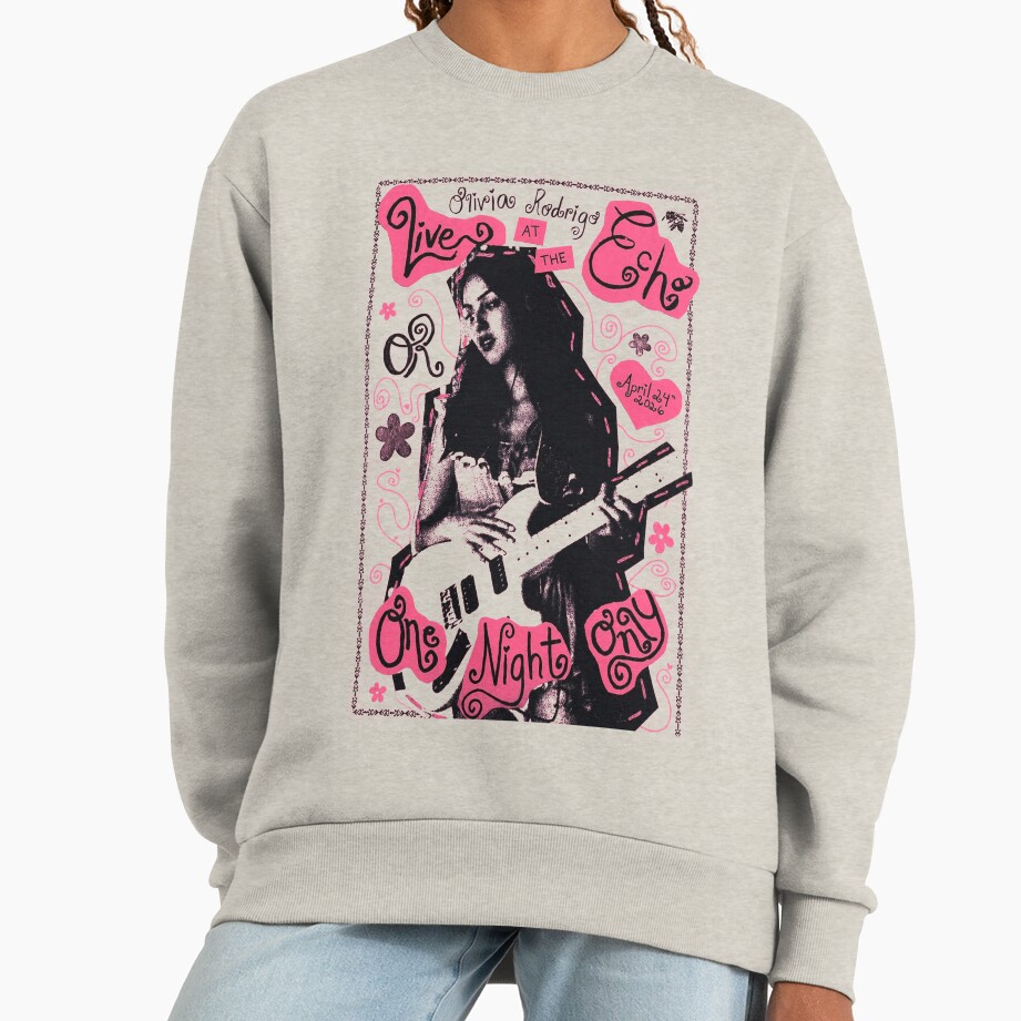 Olivia Rodrigo Vintage Concert One Night Sweatshirt - Image 3