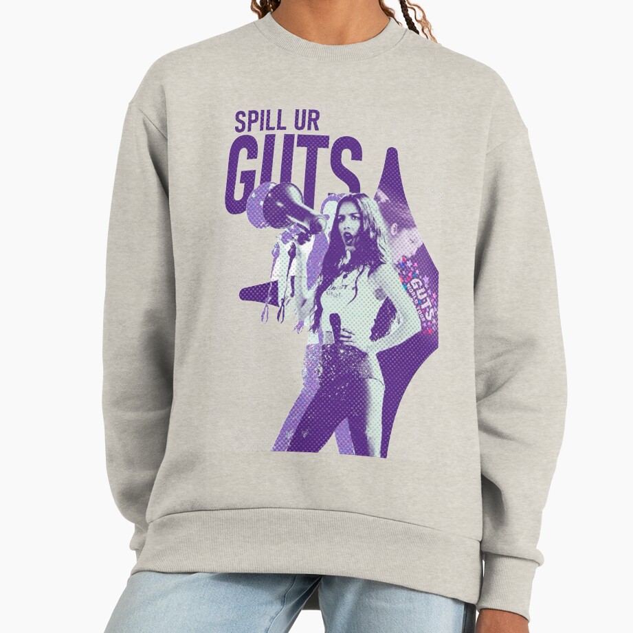 Olivia Rodrigo Spill Ur Guts Aesthetic Sweatshirt - Image 3