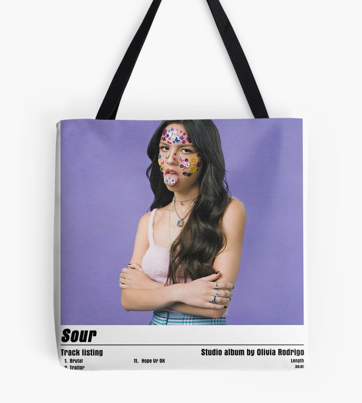 Olivia Rodrigo Sour Listing Tote Bag