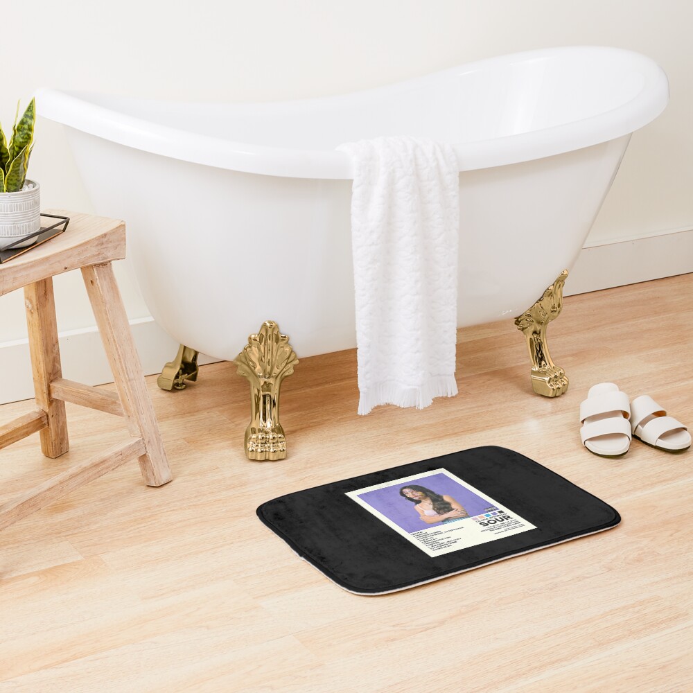 Olivia Rodrigo Sours Tour List Bath Mat - Image 2