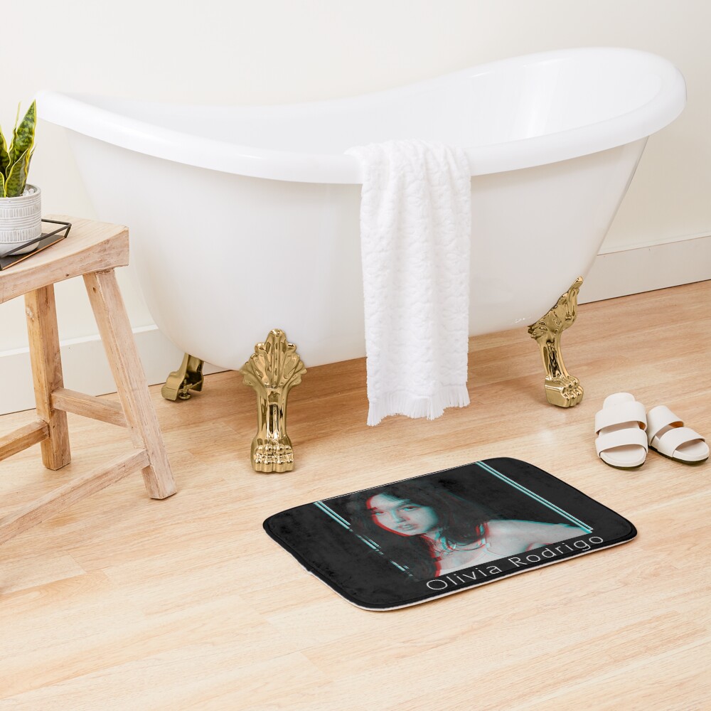 Olivia Rodrigo Cute Girl Bath Mat - Image 2