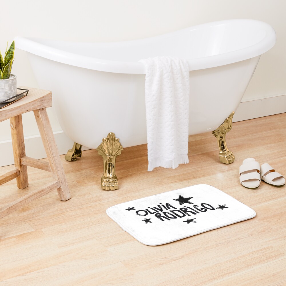 Olivia Rodrigo Musician Basic Design Bath Mat - Image 2