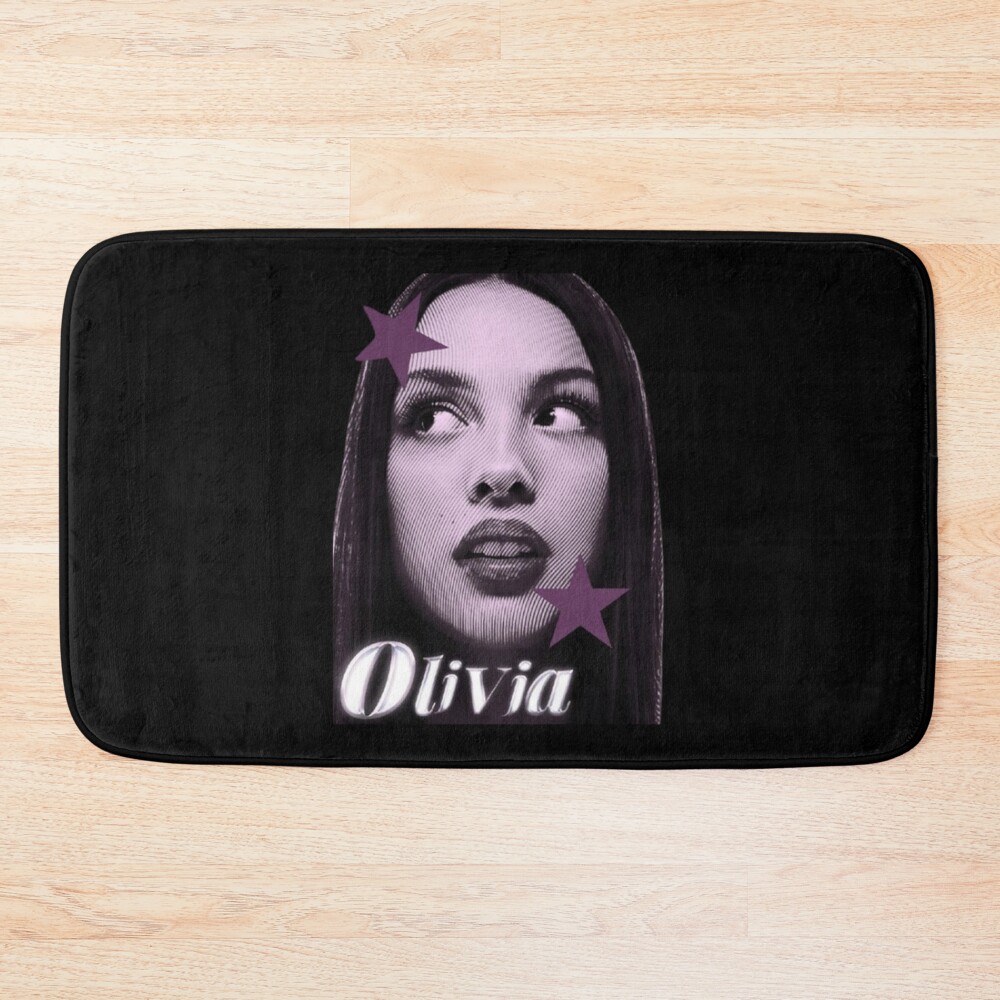 Singer Olivia Rodrigo Vintage Design Bath Mat