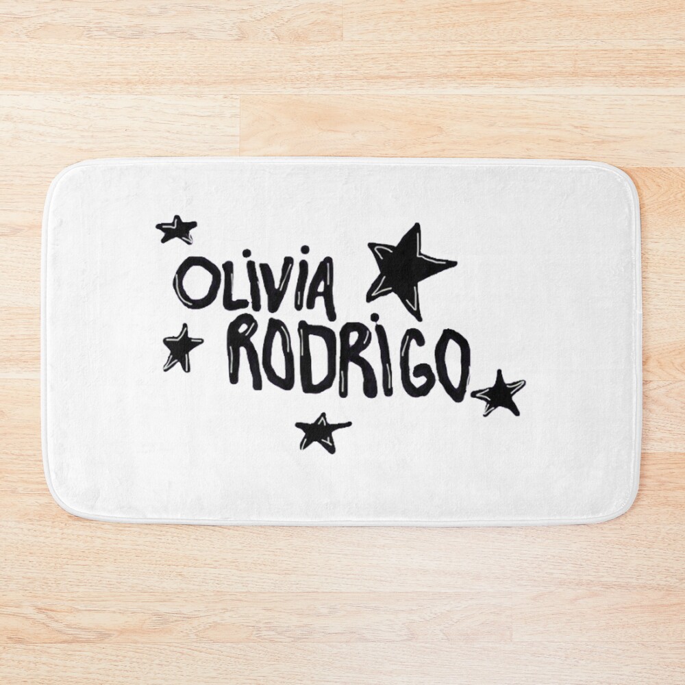 Olivia Rodrigo Musician Basic Design Bath Mat
