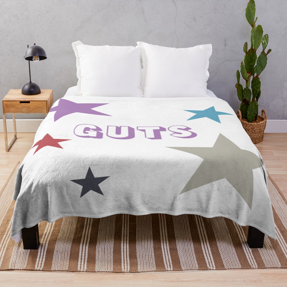 Basic Design Guts Olivia Rodrigo Throw Blanket