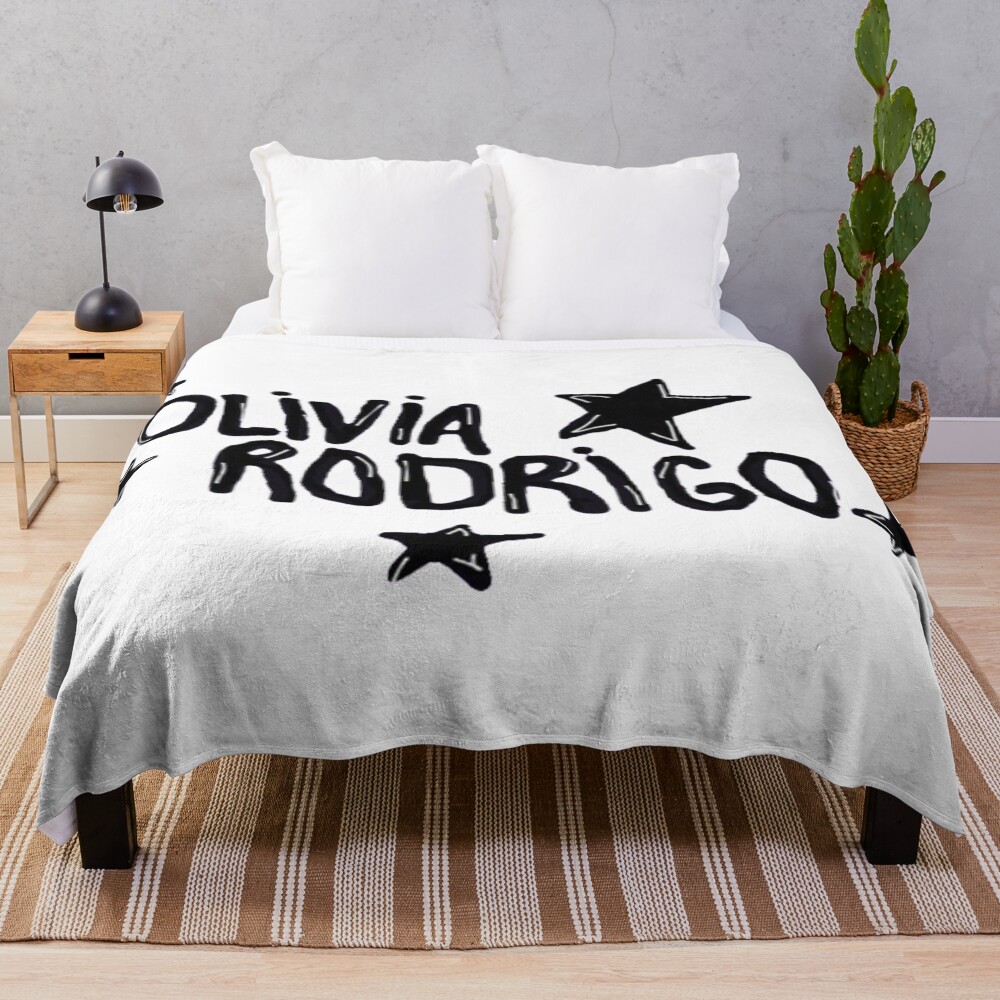 Olivia Rodrigo Musician Basic Design Throw Blanket