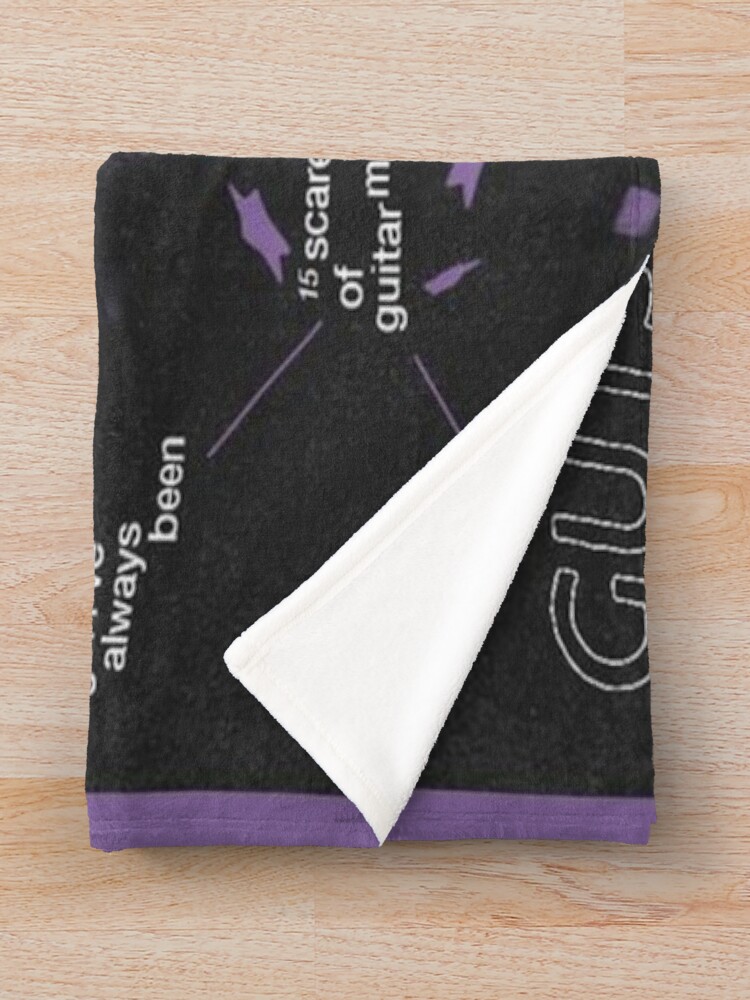 Olivia Rodrigo Guts Spilled Purple Throw Blanket - Image 2