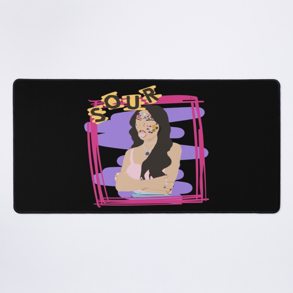 Cute Girl Olivia Rodrigo Fan Art Mouse Pad