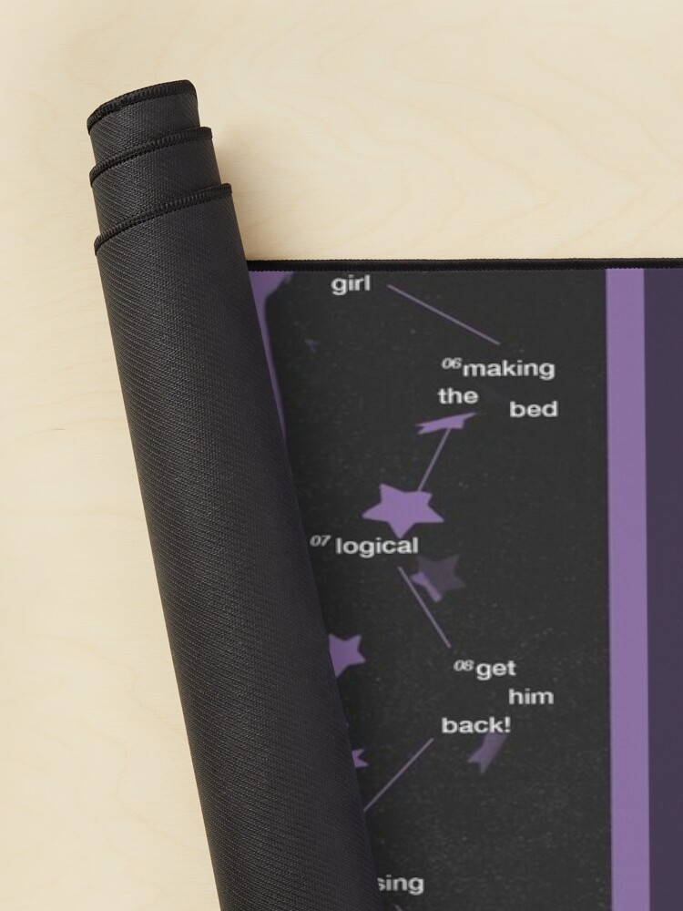 Olivia Rodrigo Guts Spilled Purple Aesthetic Mouse Pad - Image 2
